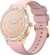 Veltori VT360-1 Smartwatch mit Herzfrequenzsensor (Rosa)