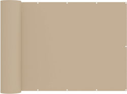 vidaXL Veranda-Teiler Schattengewebe Beige mit ...