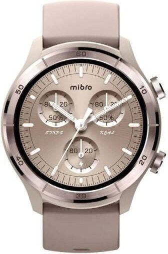 Mibro A3 Aluminium 45mm Smartwatch mit Herzfrequenzmesser (Mocha)