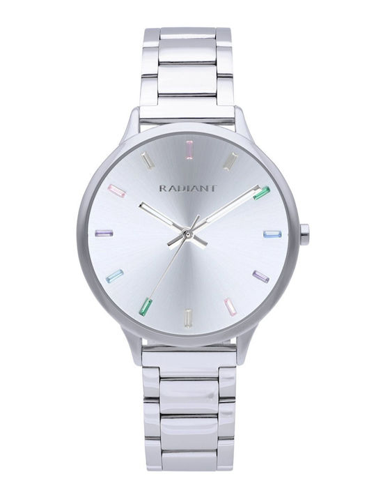 Radiant Ανδρικό Ρολόι 38mm Μπαταρίας με Γκρι Μεταλλικό Μπρασελέ