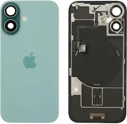 Genuine Back Glass Nfc Flex Flash Iphone 16 Teal