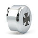 Motorcycle Horn Cover Harley Davidson 93 25 Side Horn C-Round Horn Cover Maltese Cross