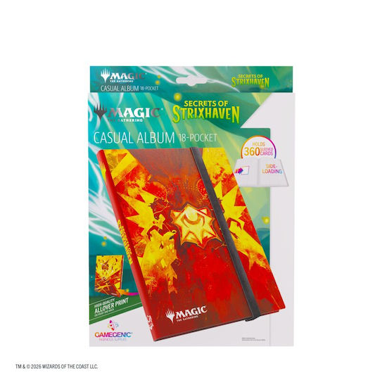 Gamegenic Casual Magic the Gathering Binder Standard Size Μαύρο