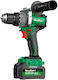 NewBeat Percussive Power Drill Driver Battery Brushless 21V 2x4Ah