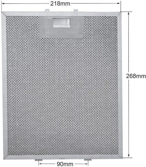 Резервен Метален Филтър За Абсорбатор Съвместим С Bosch / Siemens 21.8x26.8см