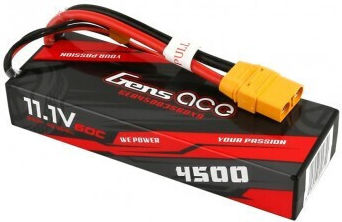 Gens Ace Baterie Li-Po 3s1p 11.1V 4500mAh 60C 3S XT90 pentru Vehicul RC