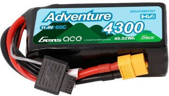 Gens Ace Baterie Li-Po 4300mAh 60C XT60 pentru Vehicul RC