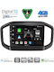 Digital IQ Car Audio System for Fiat Strada 2020 with Touch Screen 9" Digital IQ BXK 19147 CPAA Bluetooth USB Wi-Fi GPS Apple CarPlay Android Auto