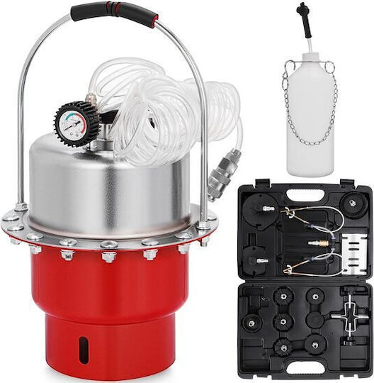 Kit Pneumatic Pentru Aerisirea Frânelor 10-40 Psi Oțel Capacitate 5 L