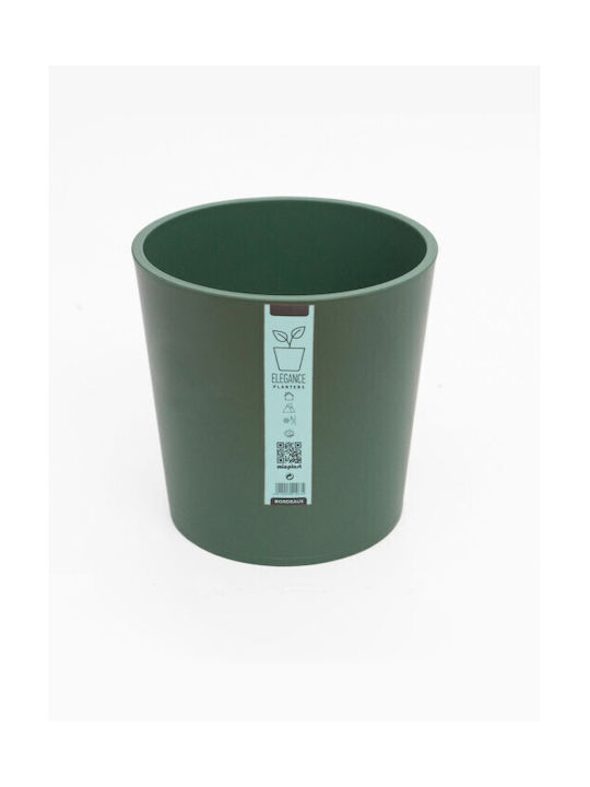 Micplast Elegance Round Plastic Flower Pot Cypress 40x40x37cm