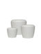 Supergreens White Core Flower Pot White 55.6x55.6x48.4cm