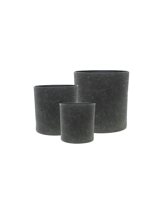 Supergreens Obelisk Black Flower Pot 43x43x43cm