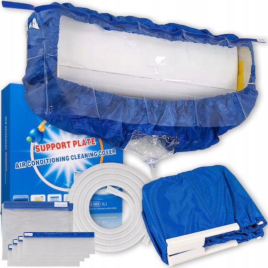 Professionelle Innenraum-Reinigungshülle für Wand-Klimaanlagen L 100–130cm Abflussrohr 130cm