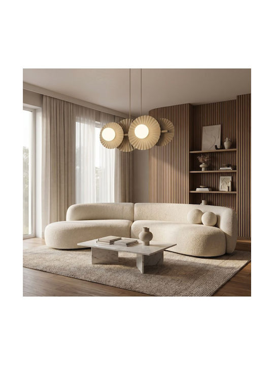 Emibig Umbra Beige Pendant Ceiling Light 10cm