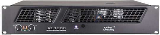 AL1200 Τελικός Ενισχυτής PA 2 Καναλιών 900W/4Ω 600W/8Ω με Σύστημα Ψύξης