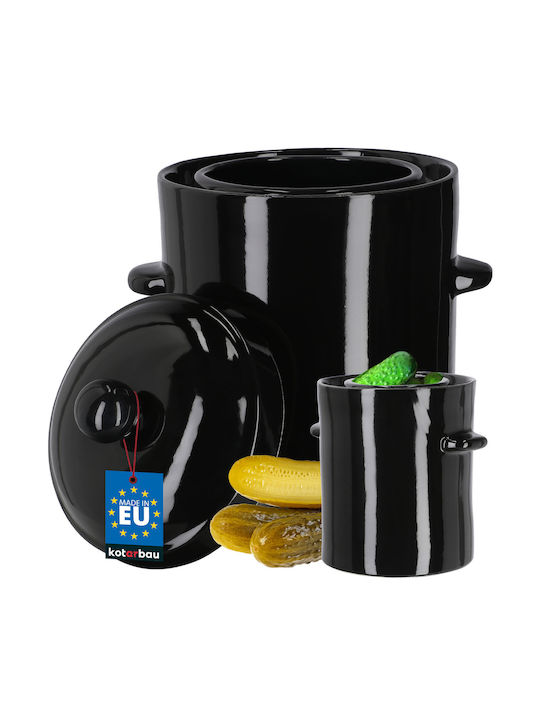 Kotarbau Vază Utilizare Generală Cu Capac Ceramică Bej 5000ml 1 Bucată
