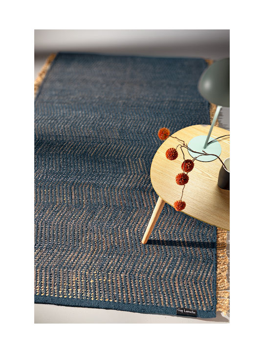 Guy Laroche Zigk Zagk Runner Rug Summer Jute Ma...