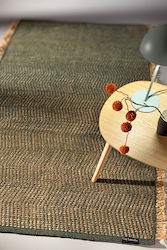 Guy Laroche Zigk Zagk από Γιούτα 60x200cm Olive Guy Laroche Zigk Zagk από Γιούτα 60x200cm Olive