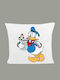 Perna Dimensiune 40x40cm Mickey Mouse Albă