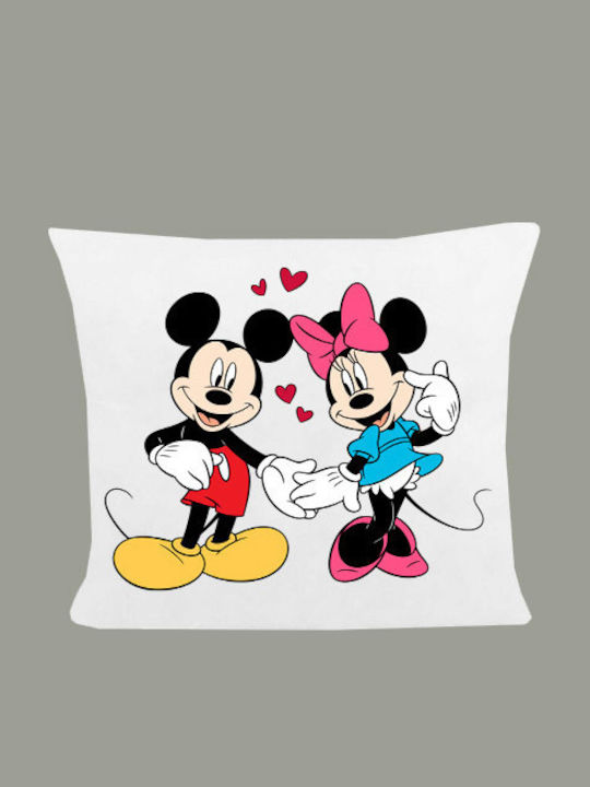 Perna Dimensiune 40x40cm Mickey Mouse Alb