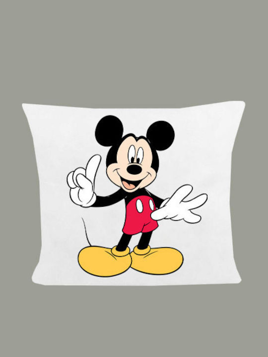 Perna Dimensiune 40x40cm Mickey Mouse Alb