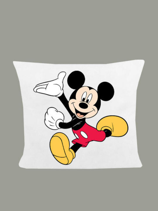Perna Dimensiune 40x40cm Mickey Mouse Alb