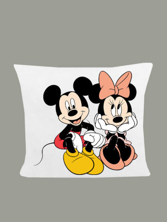 Perna Dimensiune 40x40cm Mickey Mouse Alb