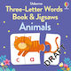 First Words Jigsaw Book: Animals - Usborne Publishing Ltd - Board Book