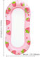 Inflatable Water Floating Bed Lounger Pool Raft Strawberry