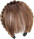 Wig Thin Bangs Monochrome Simulation Without Sideburns Light Brown