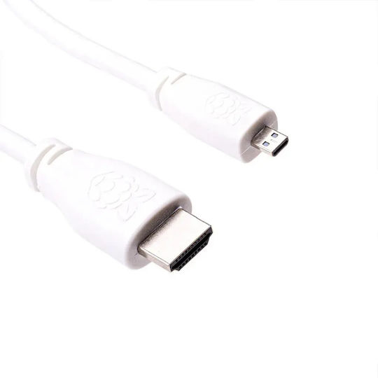 Raspberry Pi HDMI-Kabel männlich - Mikro-HDMI-Stecker männlich 1m Weiß