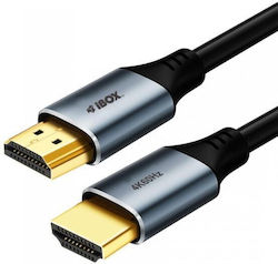 iBox HDMI 2.0 Premium High Speed 4K 60Hz HDR Кабел HDMI Мъжки - HDMI Мъжки 2м Черен