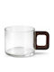 Yuk Cappuccino Glass Transparent Cup