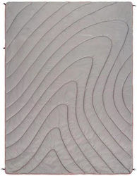 Portable Thermal Outdoor Blanket Camping Waterproof Camping Mat Style Gray 1-2