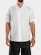 Short Sleeve Cotton Shirt White