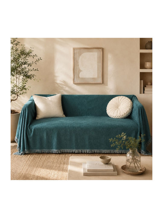 My Home Luxury Sofa Throw 2 Seater Jacquard 180...