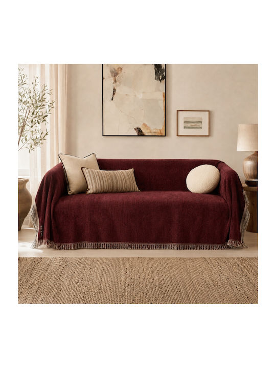 My Home Luxury Armchair Throw Jacquard 180x180c...