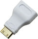 Raspberry Pi Μετατροπέας HDMI male σε HDMI female Λευκό 1τμχ SC0005