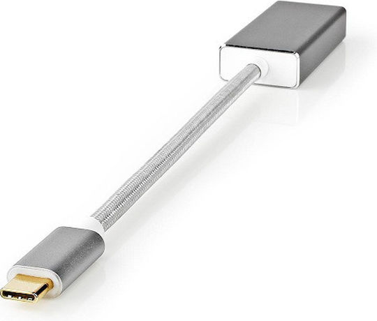 Nedis Convertor USB-C Masculin la Mini DisplayPort Feminin Argintiu 1 Bucată CCTB64550AL02