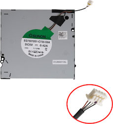 Ανεμιστηράκι Laptop Cpu Gpu Cooling Fan Dell Precision 7670 M7670 7680 A5500 0dv704 Dv704 Cn-0dv704 Eg75070s1-c730-s9a Dc28000y3sl 4pin Κωδ.81751