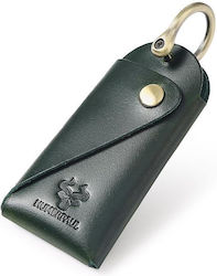 Humerpaul Hu114 Leder Schlüsselhalter Karabiner Robuste Hüft Metallischer Multifunktionaler Schlüsselanhänger Grüner
