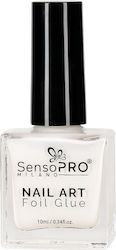 Sensopro Milano Nail Transfer Foil Adhesive Glue Brush 10ml Sensopro Milano Nail Transfer Foil Adhesive Glue Brush 10ml