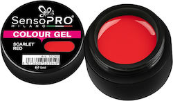 Gel Uv Roșu Cărămiziu 5ml Sensopro Milano