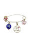 Gatsa Children's Safety Pin Charm Made of Gilded Silver