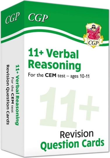 11+ Cem Verbal Reasoning Revision Question Cards - Ages 10-11 - Coordination Group Publications Ltd (cgp) - Hardback