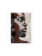 Isis Decorative Painting 80x3x120cm Canvas Multicolor Wood C539878