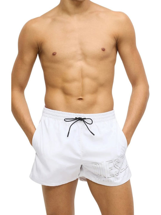 Diesel Ανδρικό Μαγιό Σορτς White
