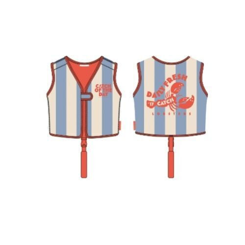 Swim Essentials Σωσίβιο Γιλέκο Κολύμβησης Ιμάντα Ασφαλείας Παιδιά 2-3 Ετών "catch Day"
