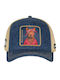 Capslab Καπέλα Casquette Premium Trucker Cl Hip 1 Pct Wesb Blue-cl Hip 1 Pct Wes-blue
