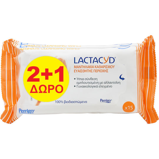 Lactacyd Classic Cleansing Wipes for Gentle Cleaning of the Intimate Area 45 pcs